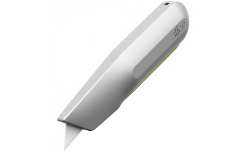 スライスジャパン（株）  10493  スライス　メタルハンドルユーティリティナイフ　ハンドルグリップ式（刃先自動収納）