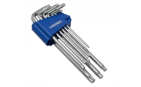 （株）ワールドツール  2002000030894  アストロプロダクツ　ＡＰ　ヘックスローブレンチセット　いじり止めロング（９本組）