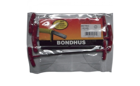 ボンダス・ジャパン（株）  HTX60M-9  ボンダス　全長２２９ｍｍ　六角Ｔ－ハンドル　セット６本組（２－６ｍｍ）