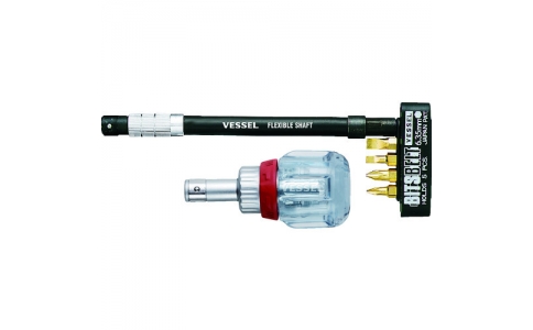 （株）ベッセル  TD-6700FX-4  ベッセル　ラチェットスタビードライバー（フレキシブルシャフト付き）