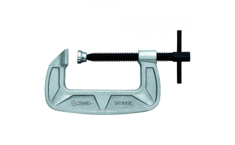 （株）スーパーツール  BC100E  スーパー　シャコ万力（バーコ型）１００ｍｍ　メタリックグレー焼付塗装