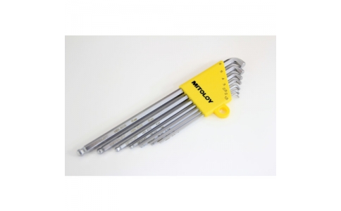 水戸工機（株）  HBL700S  ミトロイ　Ｌ型ホローレンチボールポイントスタビーロングｍｍホルダー７本組