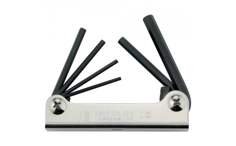 水戸工機（株）  HW600M  ミトロイ　折りたたみホローレンチセット　６本組