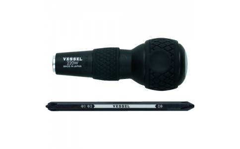 （株）ベッセル  220W-123  ベッセル　コンビプラスドライバー　Ｎｏ．２２０Ｗ－１２３（＋１・＋３／＋２）