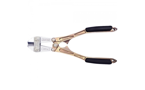 土牛産業（株）  02864  ＤＯＧＹＵ　ステン刃アルミボルトクリッパー曲がりハンドル（受注生産品）刃部調整済３００ｍｍブラウン