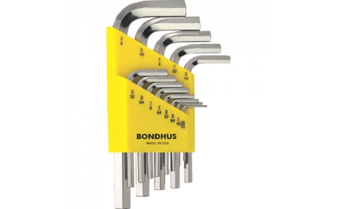 ボンダス・ジャパン（株）  WLX13  ボンダス　六角ショートＬ－レンチセット　１３本組