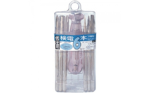 （株）新亀製作所  103-F  サンフラッグ　検電ドライバー低圧用