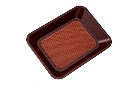 オープン工業（株）  KN-30-BR  ＯＰ　角型カルトン　ゴム付　中　茶