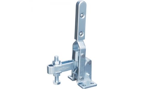 （株）スーパーツール  TDE41F  スーパー　下方押え型トグルクランプ（垂直ハンドル式）全長：２０９ｍｍ　締付力：３ｋＮ