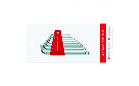 ＰＢスイスツールズ社  2212H-10CN  ＰＢスイスツールズ　ショートヘッドボール付き六角棒レンチセット