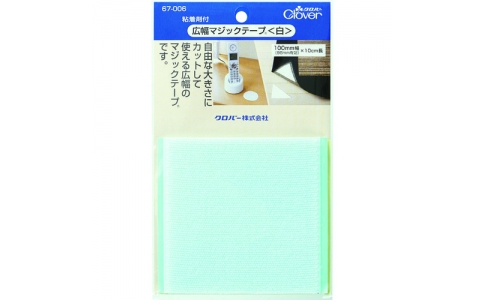 クロバー（株）  67-006  クロバー　ＣＬ広幅マジックテープ　白