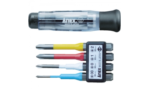 アネックスツール（株）  3614  アネックス　精密差替ドライバーセット４本組