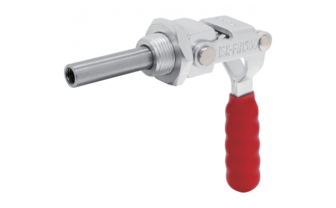 育良精機（株）  ISK-FM1500  育良　押し引き兼用型トグルクランプ　スチール（３１５５２）　ストローク３８ｍｍ　ブラケット取付型　押圧力１．３６ｋＮ