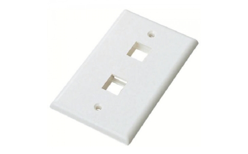 エレコム（株）  4953103111097  エレコム　２ポートフェイスプレート（ホワイト）