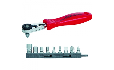 アネックスツール（株）  525-10B  アネックス　コンパクト　ビット・ラチェット５２　ビット１０本組