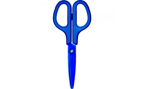 プラス（株）  34518  プラス　３４５１８）ハサミ　フィットカットカーブ　チタンコート　ＳＣ－１７５ＳＴ　左右対称グリップ　チタンブルー