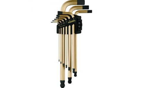 （株）ベッセル  8309BPGO  ベッセル　本締めボールポイントレンチ　リミテッド　ゴールド９本組　８３０９ＢＰＧＯ