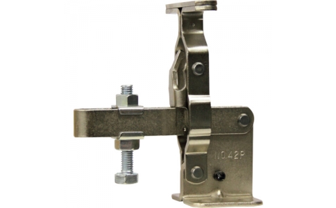 大阪角田興業（株）  KC-42P-2S  角田　ハンドル縦型ステンレストグルクランプ　Ｎｏ．４２Ｐ－２Ｓ