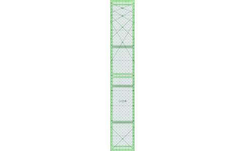 クロバー（株）  57-929  クロバー　ストリップ定規　カラーライン５０ｃｍ