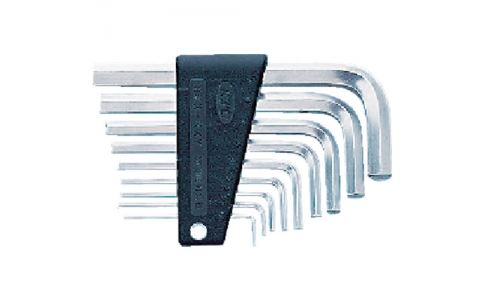 京都機械工具（株）  HLD1009  ＫＴＣ　ハイグレードＬ形スタンダード六角棒レンチセット［９本組］