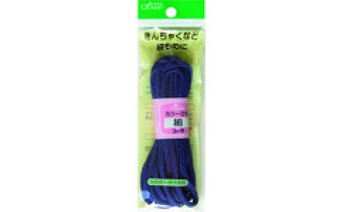 クロバー（株）  26-140  クロバー　カラーひも　細　紺