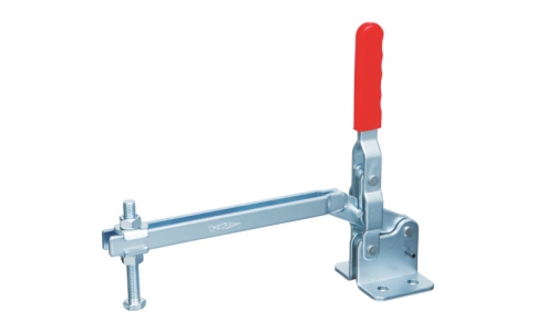 （株）スーパーツール  TDJB2F  スーパー　下方押え型トグルクランプ（垂直ハンドル式）全長：２７０ｍｍ　締付力：３．７ｋＮ