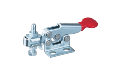 （株）スーパーツール  TD04F  スーパー　下方押え型トグルクランプ（水平ハンドル式）全長：６７ｍｍ　締付力：０．２ｋＮ