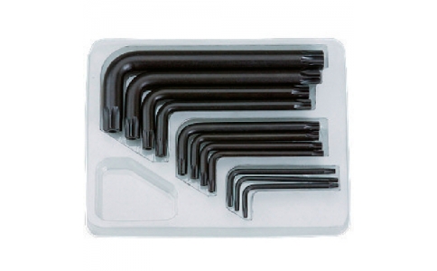 京都機械工具（株）  LTXH11  ＫＴＣ　Ｔ型いじり止めトルクスＬハンドルレンチセット［１１本組］