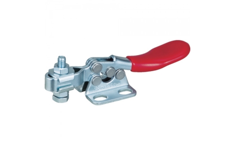 （株）スーパーツール  TDH250F  スーパー　下方押え型トグルクランプ（水平ハンドル式）全長：７７ｍｍ　締付力：０．２７ｋＮ