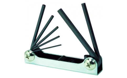 （株）エイト  009-4  エイト　ナイフ型　六角棒スパナ　メタルケース　セット内容７本