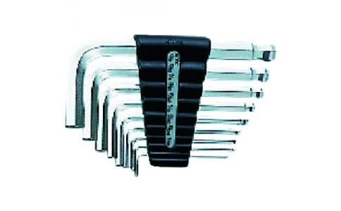 京都機械工具（株）  HLD2009B  ＫＴＣ　ハイグレードボールポイントＬ形スタンダード六角棒レンチセット［９本組］