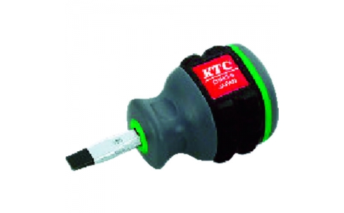 京都機械工具（株）  D1MS-6  ＫＴＣ　樹脂柄スタッビドライバ　マイナス６ｍｍ