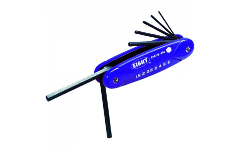 （株）エイト  009-1N  エイト　ナイフ型　六角棒スパナ　樹脂カバー　セット