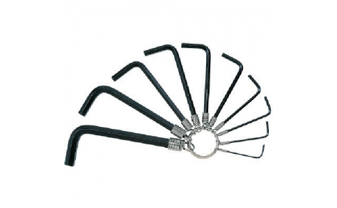 旭金属工業（株）  ARSE-110  ＡＳＨ　リング式六角棒レンチセットインチサイズ１０本組