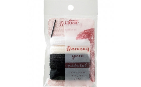 クロバー（株）  57-205  クロバー　ダーニング糸ナチュラル　モノクロ