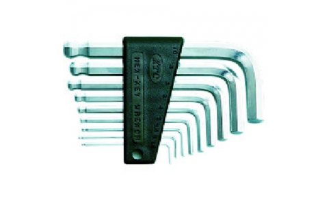 京都機械工具（株）  HLD2009  ＫＴＣ　ハイグレードボールポイントＬ型スタンダード六角棒レンチセット［９本組］