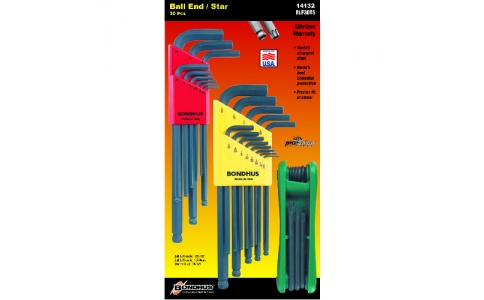 ボンダス・ジャパン（株）  BLF30TS  ボンダス　ボールポイントＬ―レンチセット　トリプルパック　プロガード　ＢＬＸ９Ｍ＆ＢＬＸ１３＆ＴＦ８Ｓ