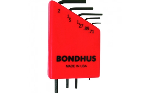 ボンダス・ジャパン（株）  HLX5MS  ボンダス　精密六角レンチセット　５本組（０．７１－２ｍｍ）