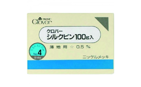 クロバー（株）  22-614  クロバー　シルクピン　１００ｇ入　Ｎｏ．４【単位：ＰＫ】