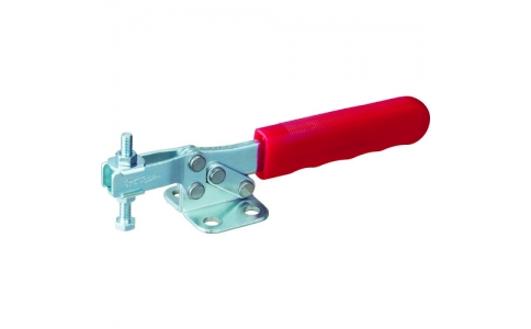 （株）スーパーツール  STDBS38F  スーパー　下方押え型トグルクランプ（水平ハンドル式）ステンレス製　全長：１９９ｍｍ　締付力：２．５ｋＮ