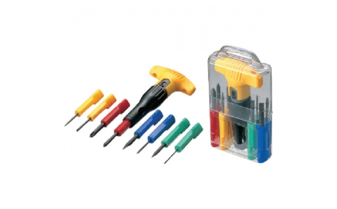 アネックスツール（株）  5700  アネックス　Ｔ型ラチェット付ドライバーセット８本組