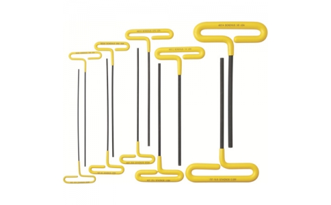 ボンダス・ジャパン（株）  CTHX10-9  ボンダス　ループ・Ｔ－ハンドル　ロング　インチ　セット１０本組（３／３２－３／８＋スタンド）