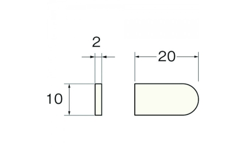 日本精密機械工作（株）  P4101  リューター　フェルトチップ（裏面接着剤付）