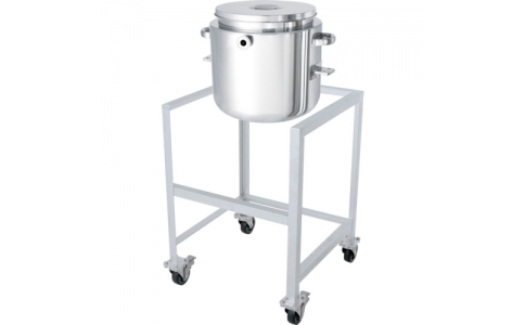 日東金属工業（株）  DT-ST-J-ASC-36  日東　鏡板型ジャケット汎用容器　架台付　３５Ｌ