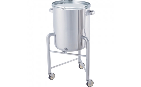 日東金属工業（株）  KTTX-CTL-L-47  日東　片テーパー急傾斜型密閉容器　脚付　バンド式　８０Ｌ