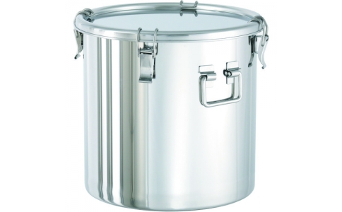 日東金属工業（株）  CTHF-PTFE-36  日東　折りたたみ取っ手付密閉容器（クリップ式／ＰＴＦＥ）　３６Ｌ