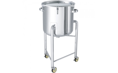 日東金属工業（株）  DT-CTH-L-100H  日東　ステンレスタンク鏡板型クリップ式密閉容器脚付５００Ｌ