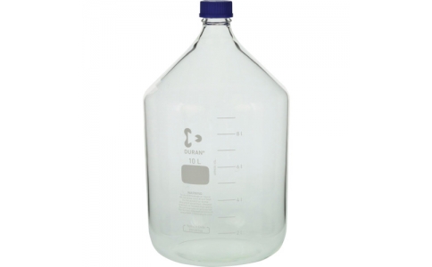 柴田科学（株）  017200-10000  ＳＩＢＡＴＡ　ねじ口びん　１０Ｌ　青キャップ付