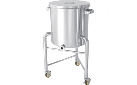 日東金属工業（株）  KTT-ST-L-30  日東　ステンレスタンク片テーパー型汎用容器脚付２０Ｌ