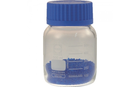 アズワン（株）  2-8210-01  ＡＳ　ねじ口瓶　０１７２５０－５００Ａ　青